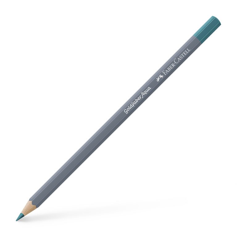 Creion Colorat Aquarelle Turcoaz Cobalt Deschis 154 Goldfaber Fa