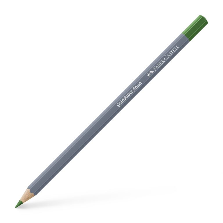 Creion Colorat Aquarelle Verde Permanent 266 Goldfaber Faber-Cas