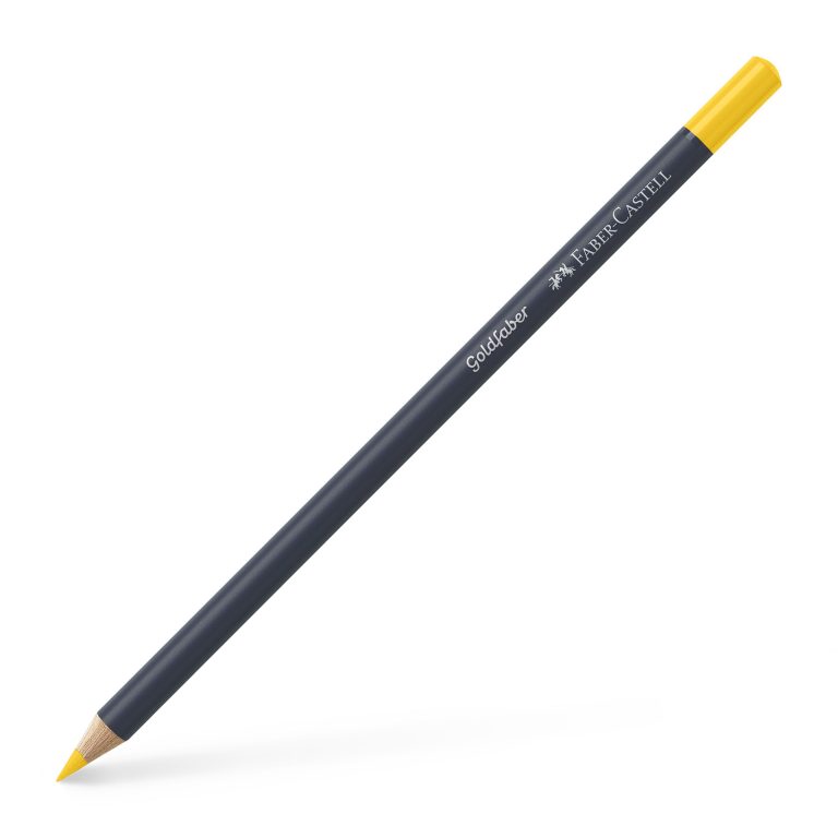 Creion Colorat Galben Cadmium Inchis 108 Goldfaber Faber-Castell
