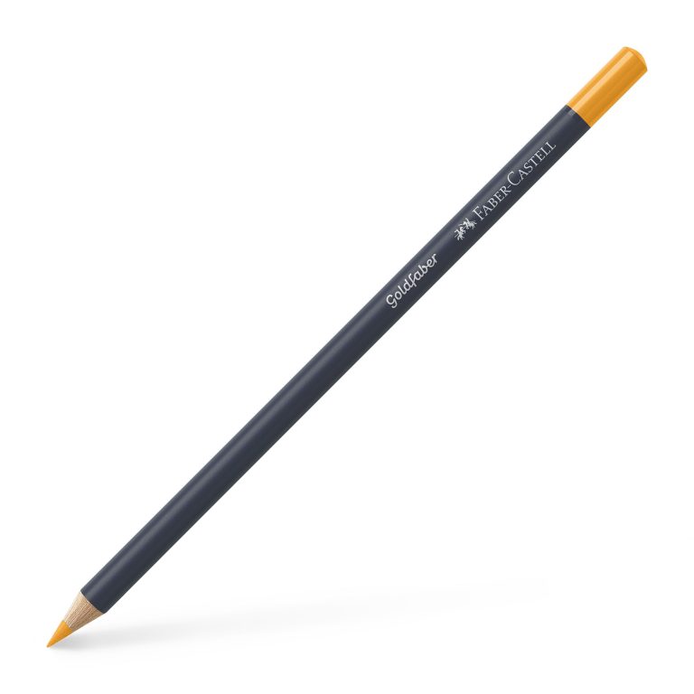 Creion Colorat Galben Crom Inchis 109 Goldfaber Faber-Castell