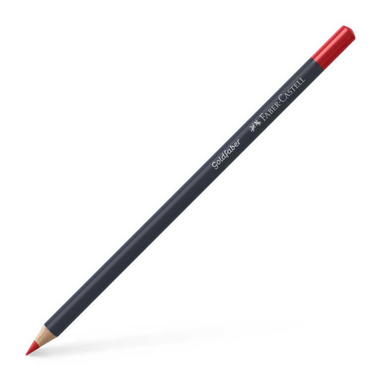 Creion Colorat Rosu Pal 121 Goldfaber Faber-Castell
