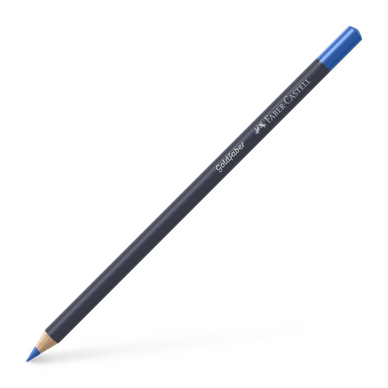 Creion Colorat Albastru Cobalt 143 Goldfaber Faber-Castell
