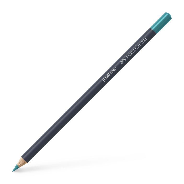 Creion Colorat Verde Cobalt 156 Goldfaber Faber-Castell
