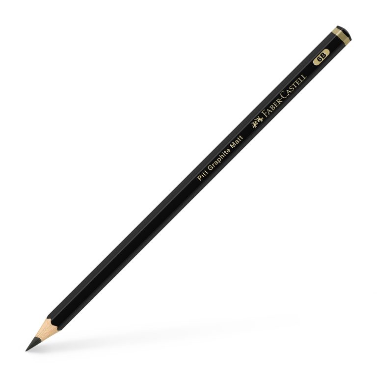 Creion Grafit Mat 6B Pitt Faber-Castell