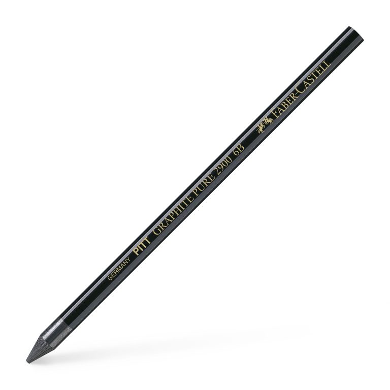 Creion Grafit Fara Lemn 6B Pitt Monochrome Faber-Castell