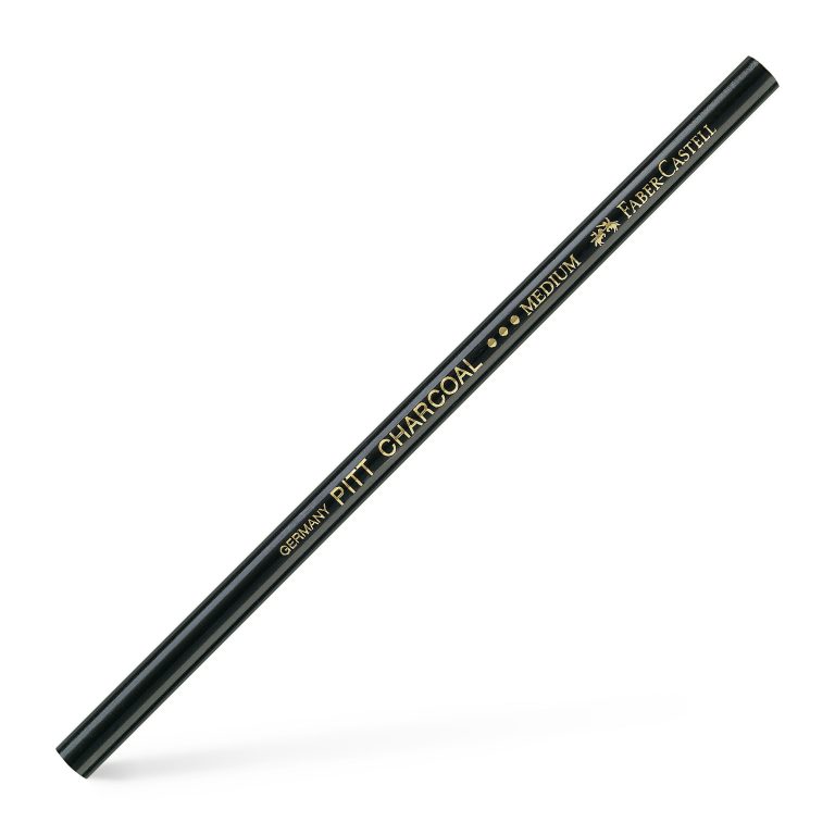 Creion Carbune Natural Pitt Monochrome Mediu Faber-Castell