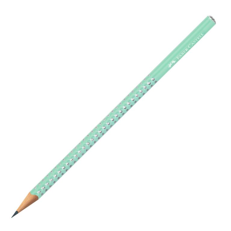 Creion Grafit B Sparkle Menta 2026 Faber-Castell