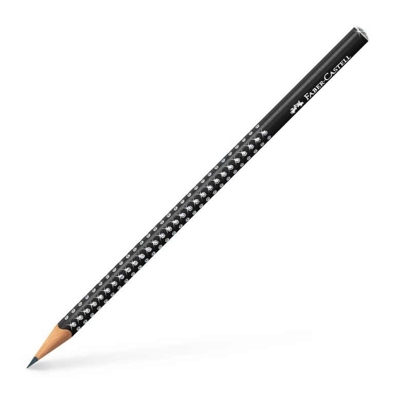 Creion Grafit B Sparkle Negru 2024 Faber-Castell