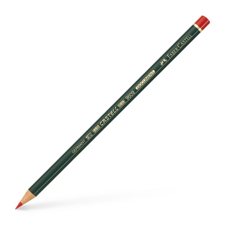 Creion Permanent Rosu Castell Document 9609 Faber-Castell