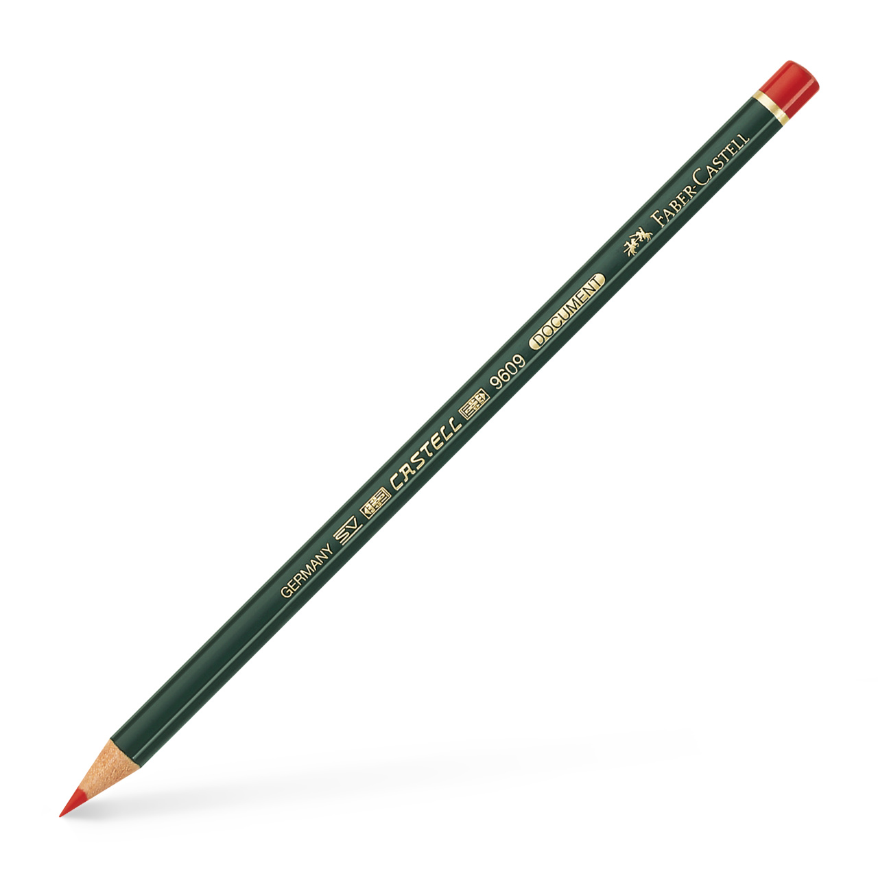 Creion Permanent Rosu Castell Document 9609 Faber-Castell