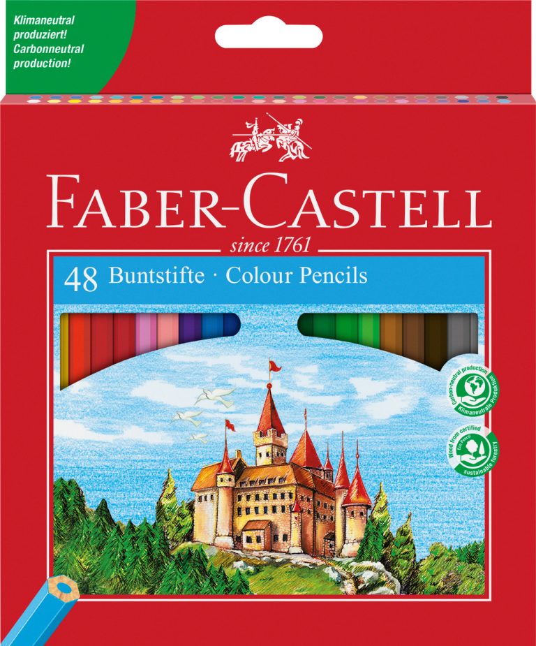Creioane Colorate 48 Culori Eco L Faber-Castell