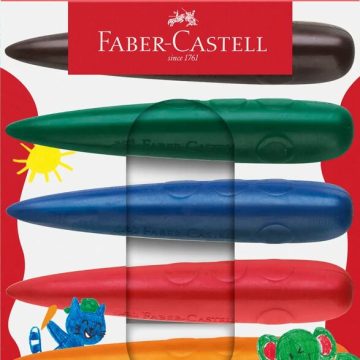 Creioane Cerate Model Degete Set 6 Faber Castell