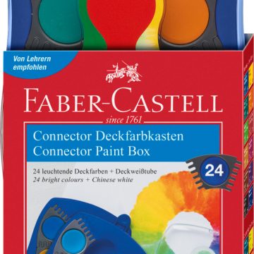 Acuarele 24 Culori Albastre Connector Faber-Castell