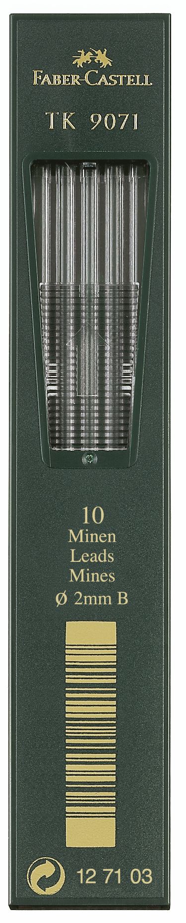 Mina Creion 2mm 3B Tk Faber-Castell