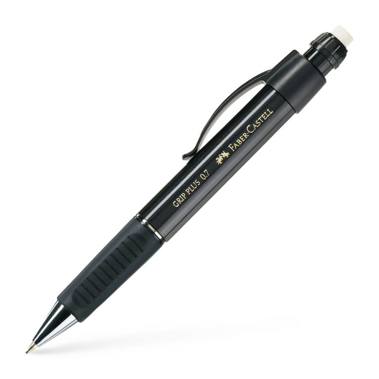 Creion Mecanic 0.7mm Negru Grip Plus 1307 Faber-Castell