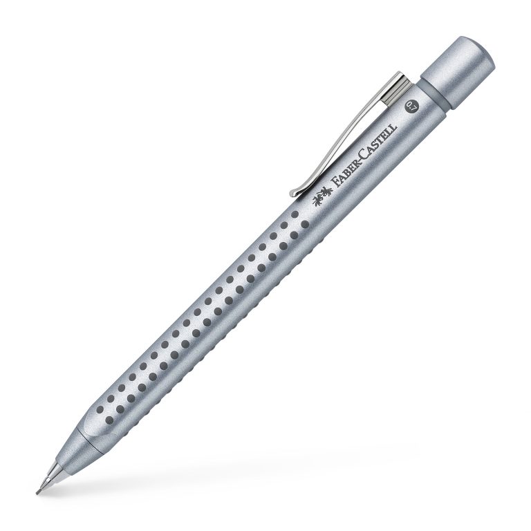 Creion Mecanic 0.7mm Argintiu Grip 2011 Faber-Castell