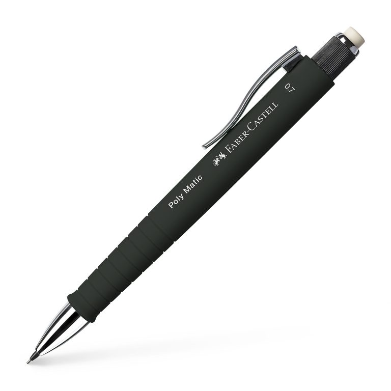 Creion Mecanic 0.7mm Poly Matic Negru Faber-Castell