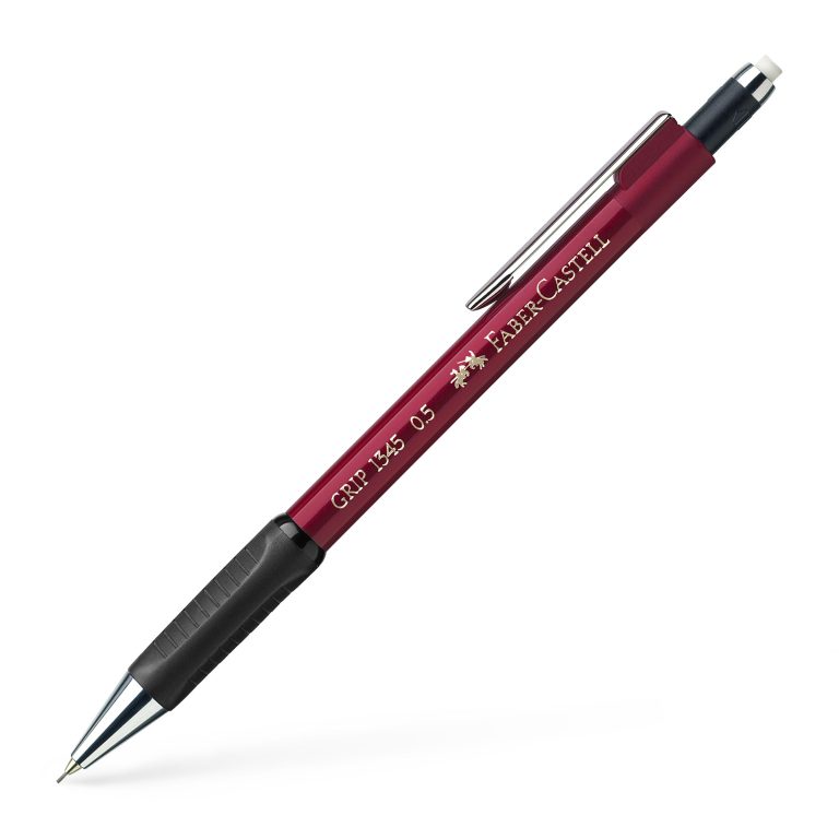 Creion Mecanic 0.5mm Rosu Grip 1345 Faber-Castell