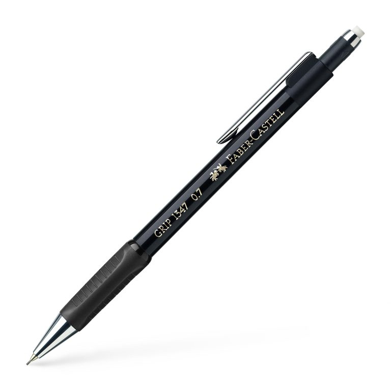 Creion Mecanic 0.7mm Negru Grip 1347 Faber-Castell