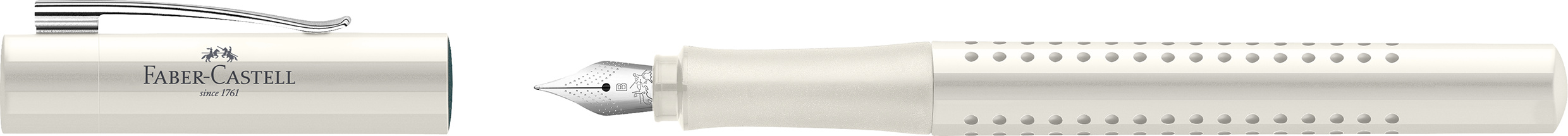 Stilou Grip 2010 Alb Cocos B Faber-Castell