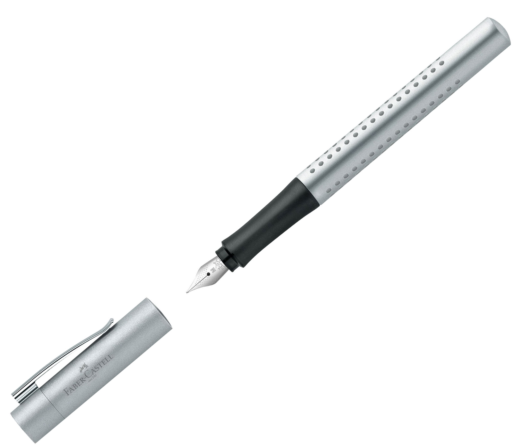 Stilou Grip 2011 Argintiu M Faber-Castell