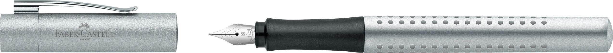 Stilou Grip 2011 Argintiu M Faber-Castell