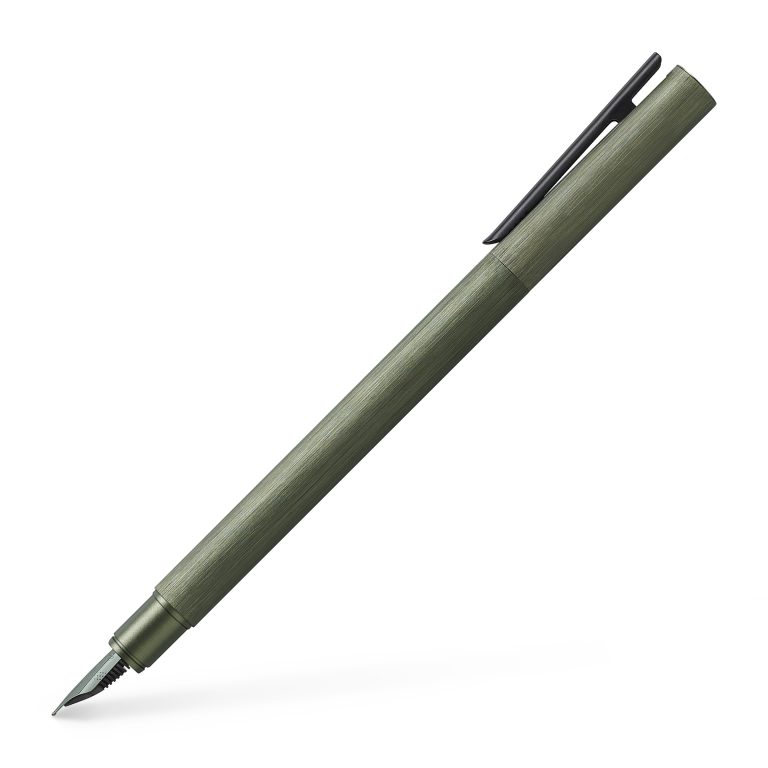 Stilou Neo Slim Aluminium Verde F Faber-Castell