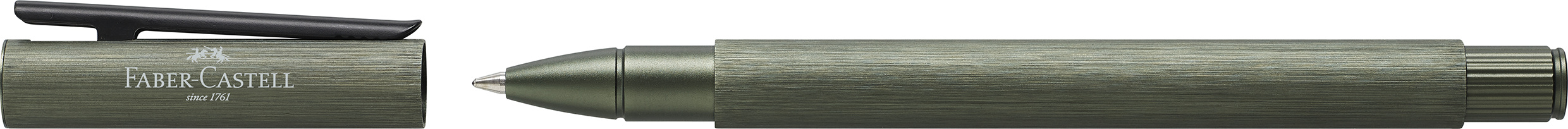 Roller Neo Slim Aluminium Verde Faber-Castell