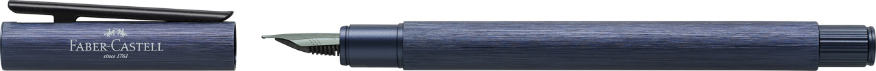 Stilou Neo Slim Aluminium Albastru M Faber-Castell