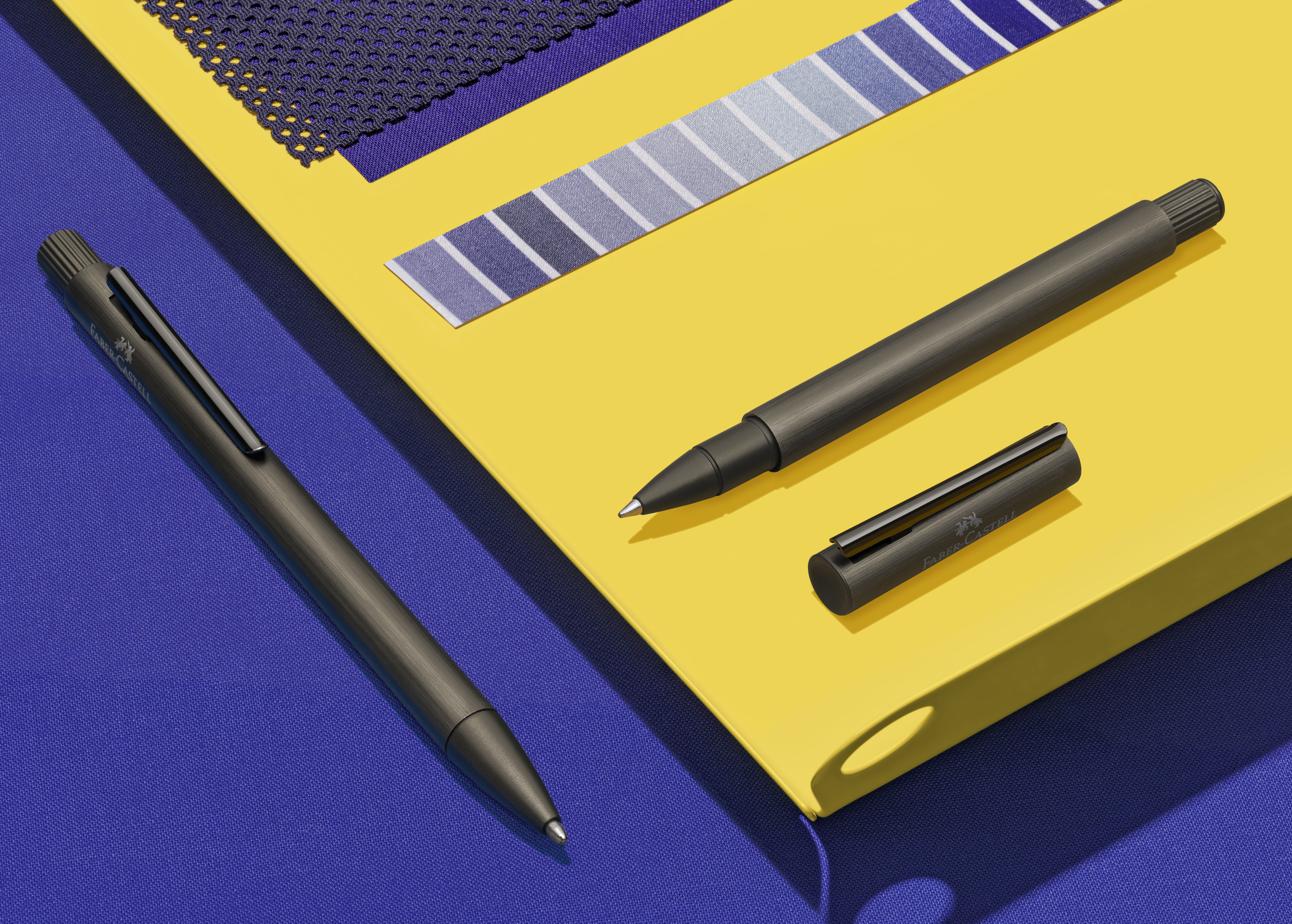 Roller Neo Slim Aluminium Gun Metal Faber-Castell