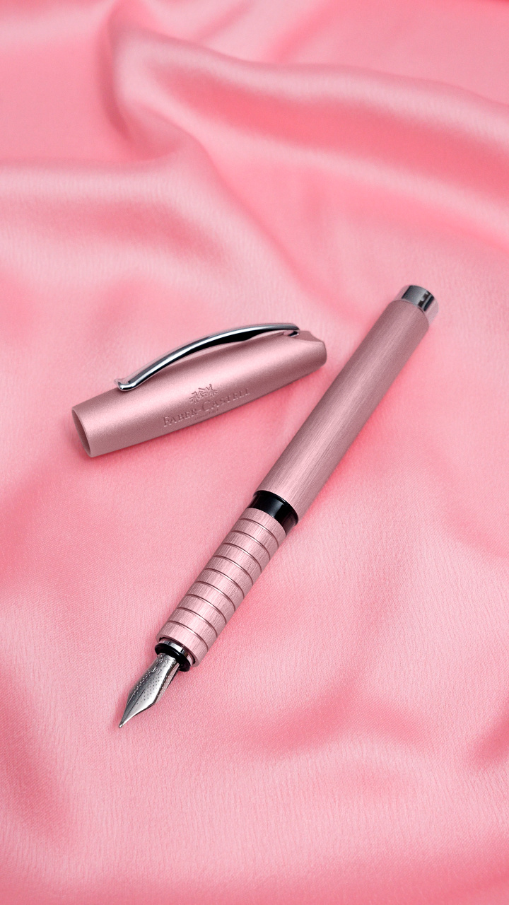 Stilou Essentio Aluminium Rose B Faber-Castell