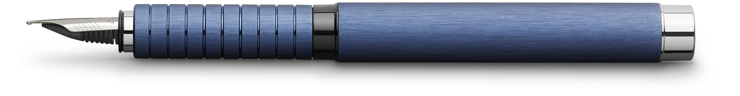 Stilou Essentio Aluminium Albastru M Faber-Castell