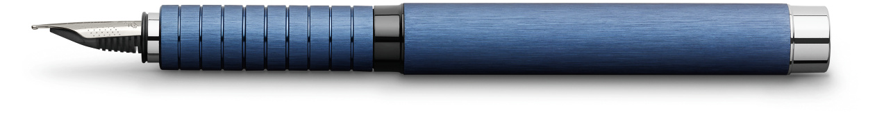 Stilou Essentio Aluminium Albastru Ef Faber-Castell