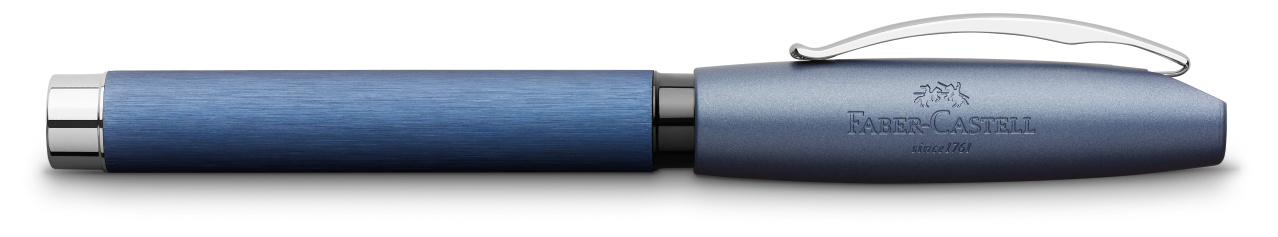 Stilou Essentio Aluminium Albastru B Faber-Castell