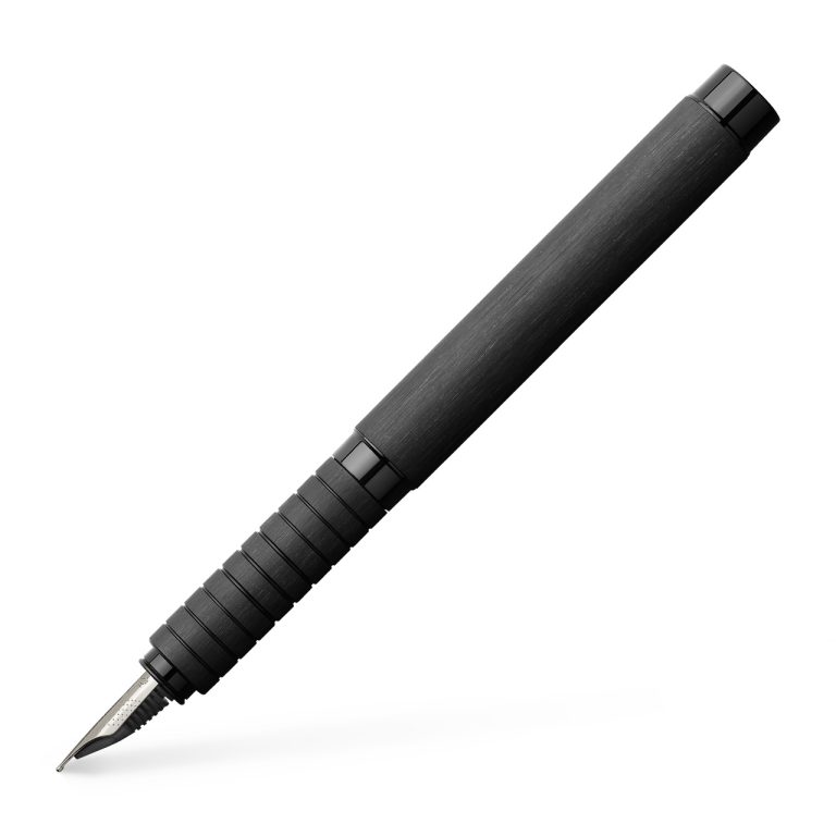 Stilou Essentio Aluminium Negru M Faber-Castell