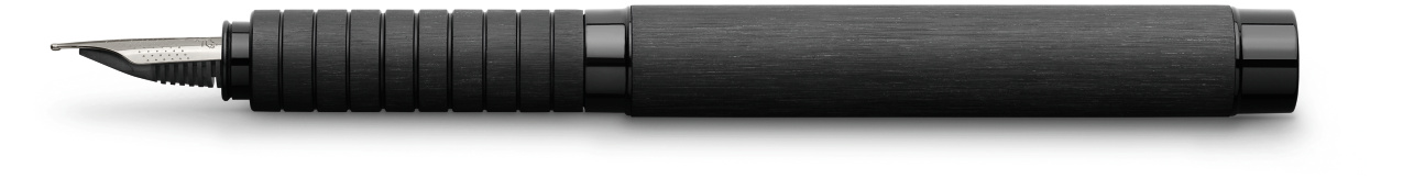 Stilou Essentio Aluminium Negru M Faber-Castell