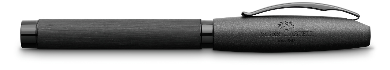 Stilou Essentio Aluminium Negru M Faber-Castell