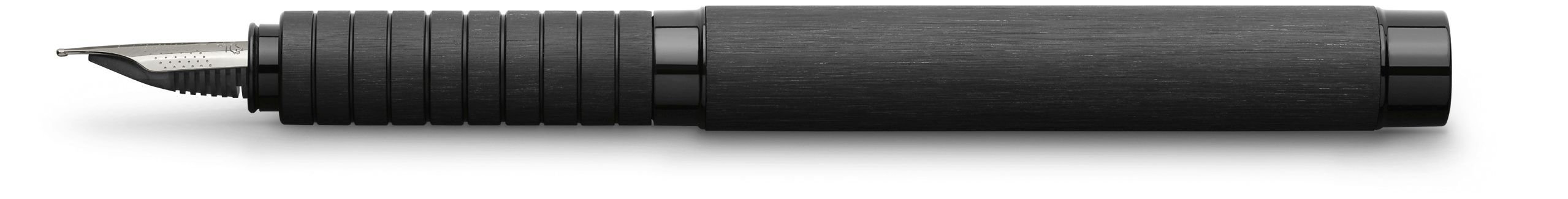 Stilou Essentio Aluminium Negru Ef Faber-Castell