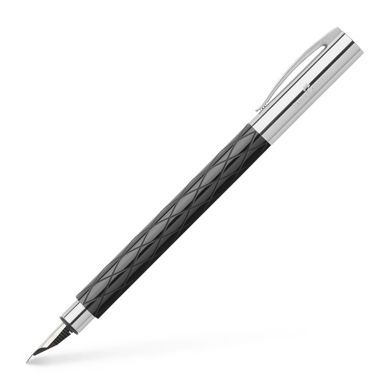 Stilou Ambition Rhombus Negru M Faber-Castell