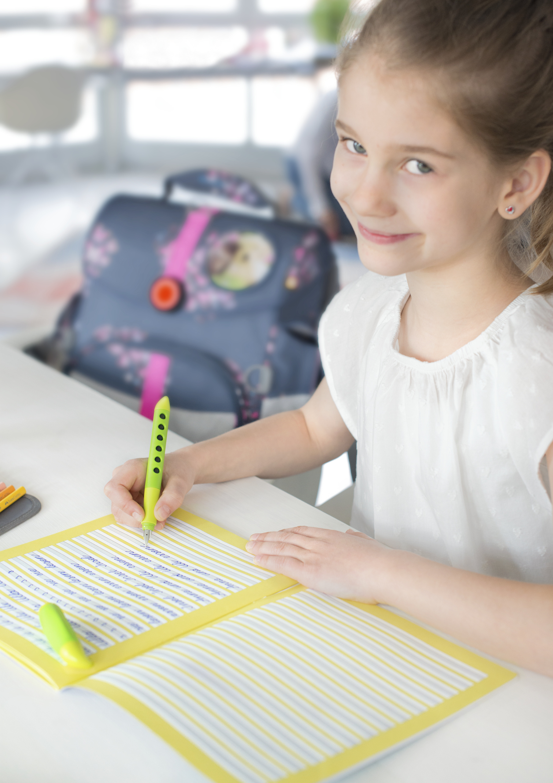 Stilou Scolar Scribolino Vernil Faber-Castell