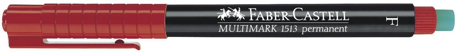 Marker Permanent Rosu F Multimark Faber-Castell