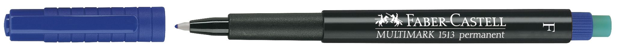 Marker Permanent Albastru F Multimark Faber-Castell