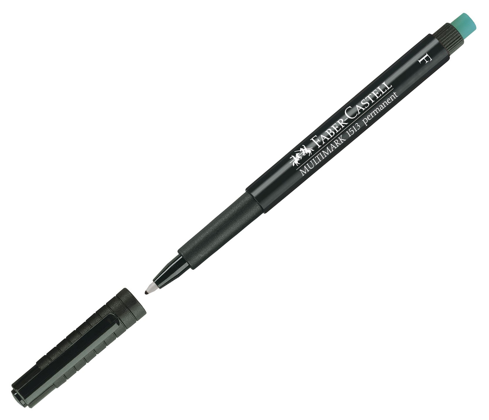 Marker Permanent Negru F Multimark Faber-Castell