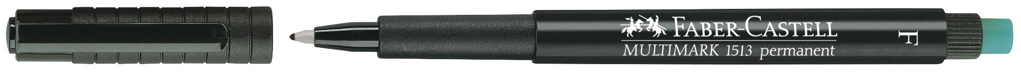 Marker Permanent Negru F Multimark Faber-Castell