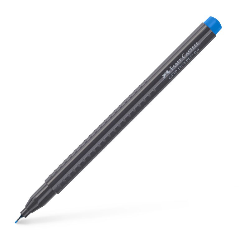 Liner 0.4mm Albastru Grip Faber-Castell