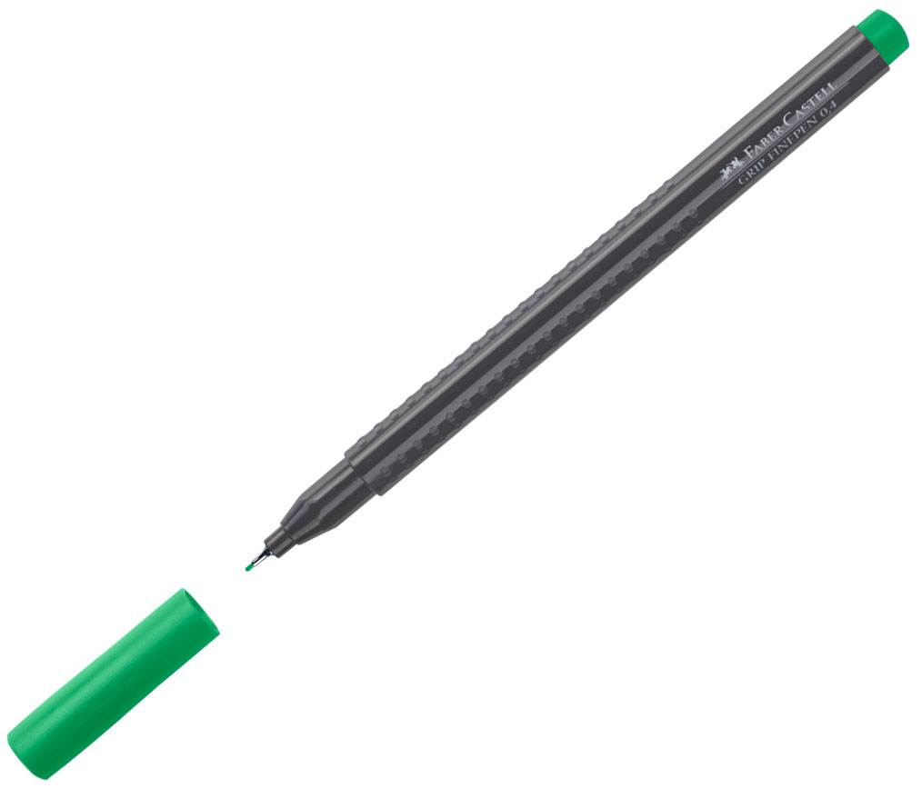 Liner 0.4mm Verde Grip Faber-Castell