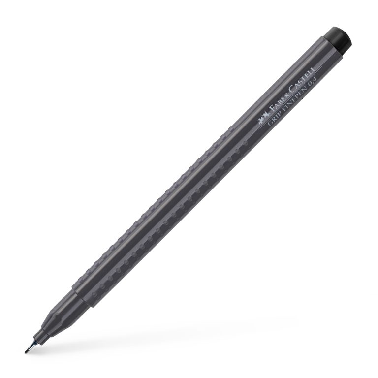 Liner 0.4mm Negru Grip Faber-Castell