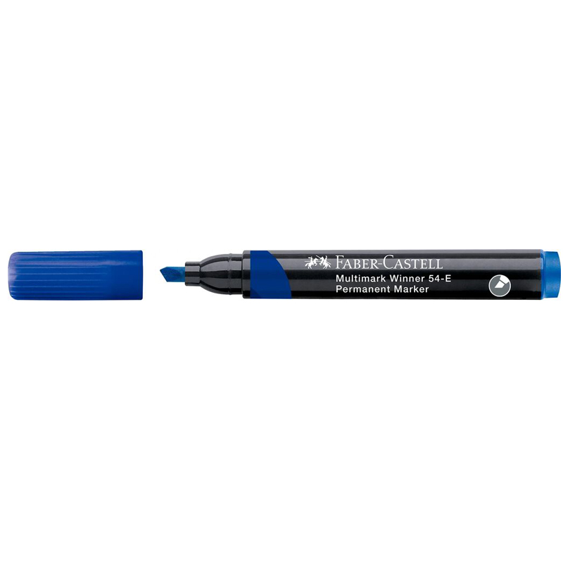 Marker Permanent Albastru Varf Tesit Multimark Winner 54 2024 Fc