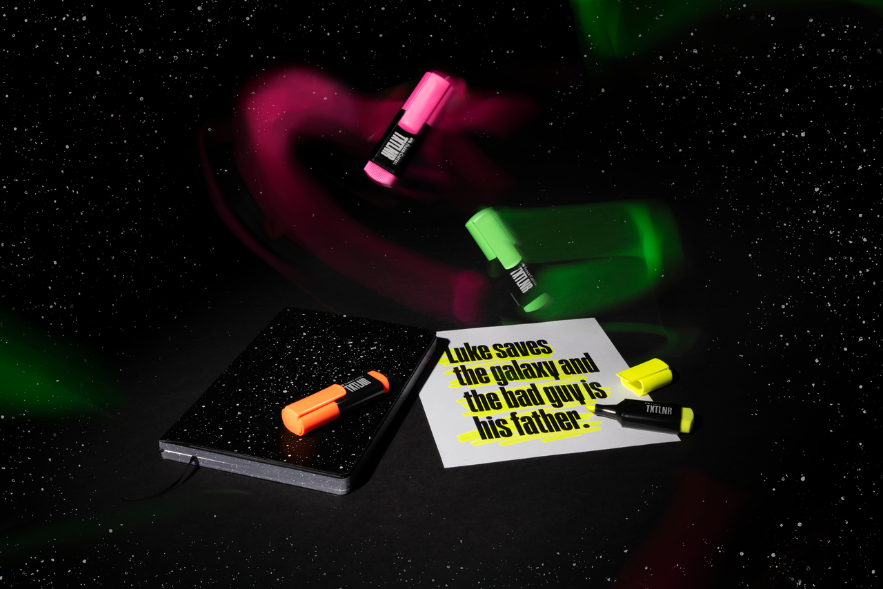 Textmarker Mini Superfluorescent Portocaliu Faber-Castell