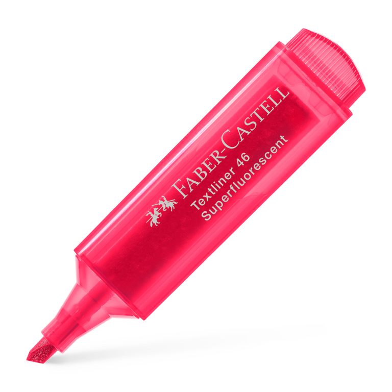 Textmarker Rosu Superfluorescent 1546 Faber-Castell